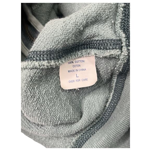 Vintage Abercrombie Fitch Womens Large Green Hoodie Full Zip Spell Out Retro Y2K - Picture 7 of 14